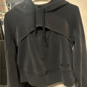 Lululemon Cropped Black Hoodie